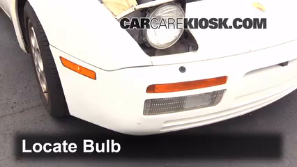 1987 Porsche 944 Turbo 2.5L 4 Cyl. Turbo Luces Luz de niebla (reemplazar foco)